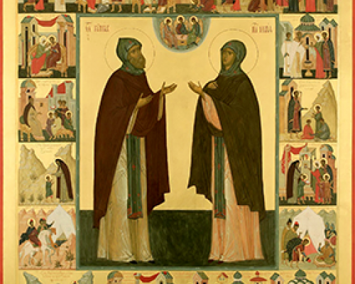Прпп. схимонах Кирилл и схимонахиня Мария, родители прп. Сергия Радонежского