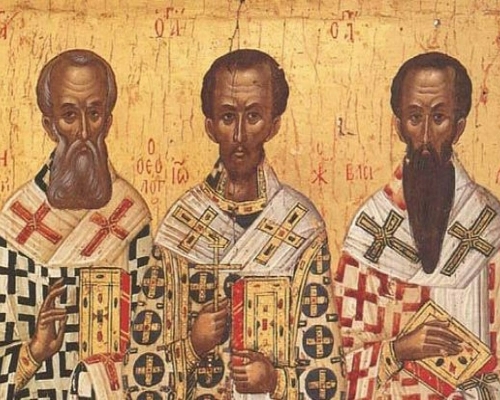 Василий Великий, Григорий Богослов, Иоанн Златоуст. Три столпа Православия